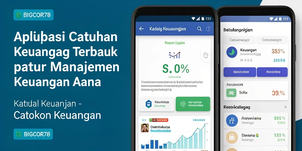 Tampilan antarmuka pengguna <strong>BIGCOR78</strong> untuk Catatan Keuangan yang user-friendly.