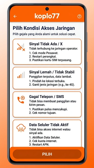 Tampilan link alternatif koplo77